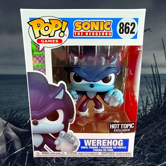 Werehog hot topic exclusive funko # 862 (nib) with pop protector - Picture 1 of 7